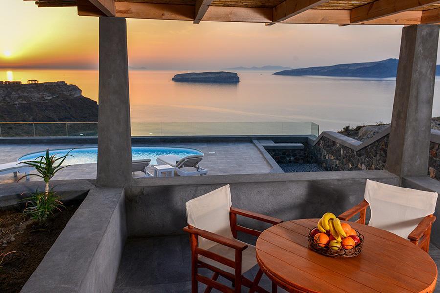 Our Villa Santorini Akrotírion Exterior foto