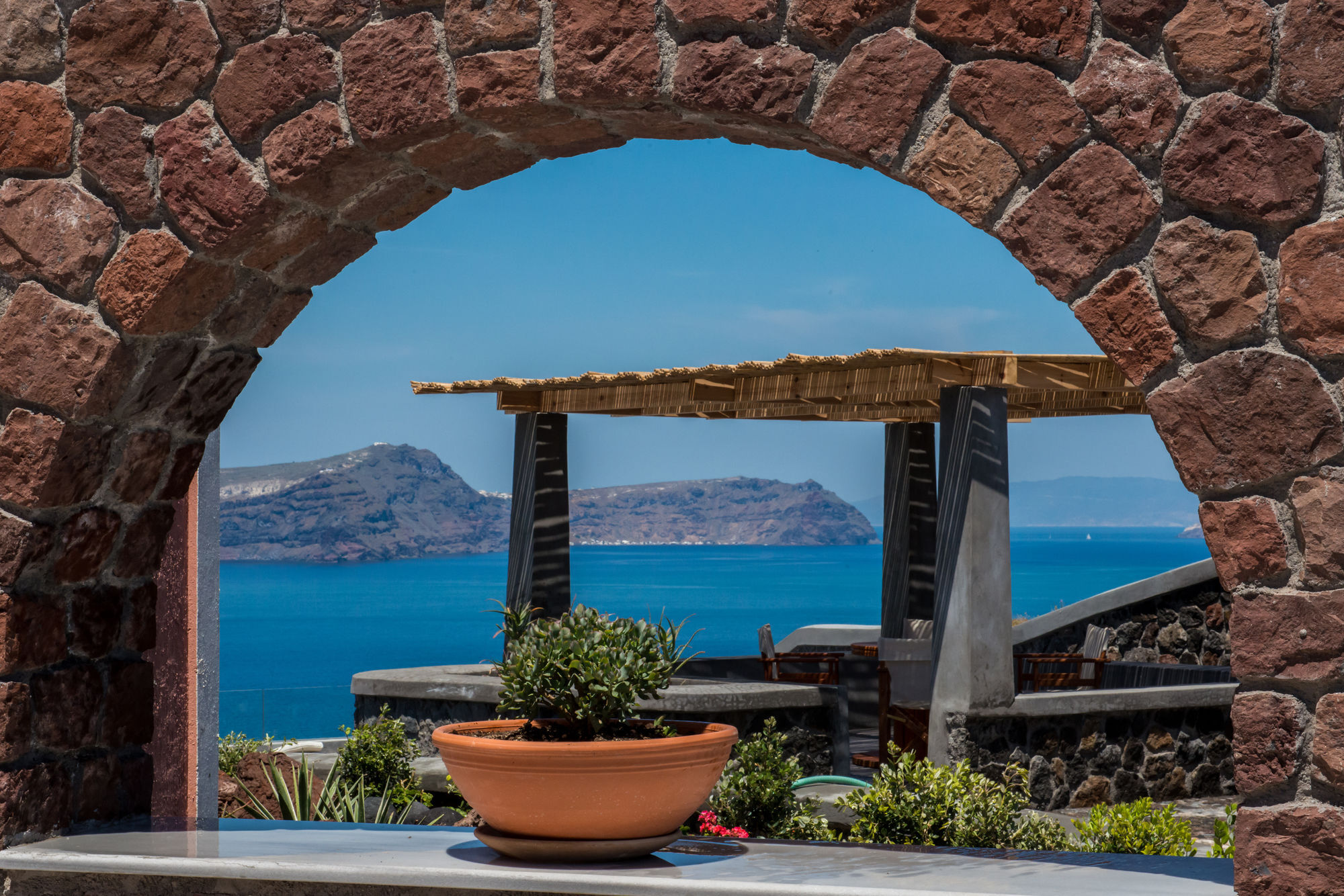 Our Villa Santorini Akrotírion Exterior foto